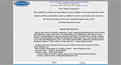 Desktop Screenshot of mainelectronics.com